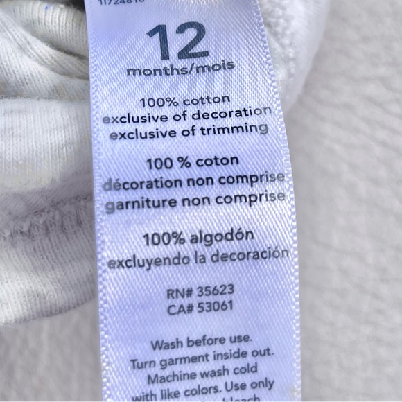 10/$20💥12M Carter's Mommy's Little Sunshine Onesie Bodysuit, Short Sleeve, Gray - Picture 4 of 4